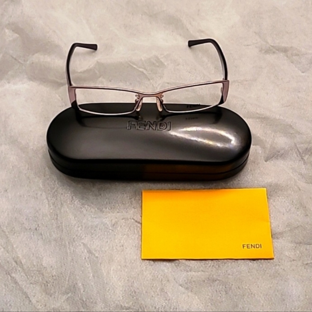 Fendi NWT Glasses Can Be Worn Plain Or With Prescription. Case & Auth. Card